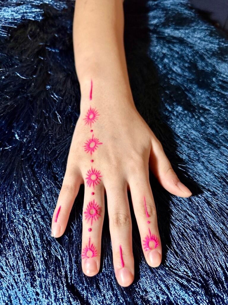 glow in dark henna cone Dubai UAE