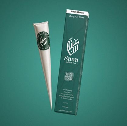 White Henna Cone