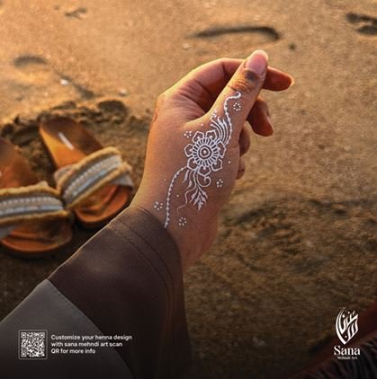 White Henna Cone