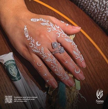 White Henna Cone