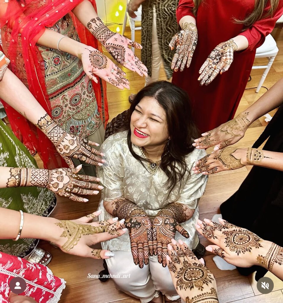 Wedding henna event